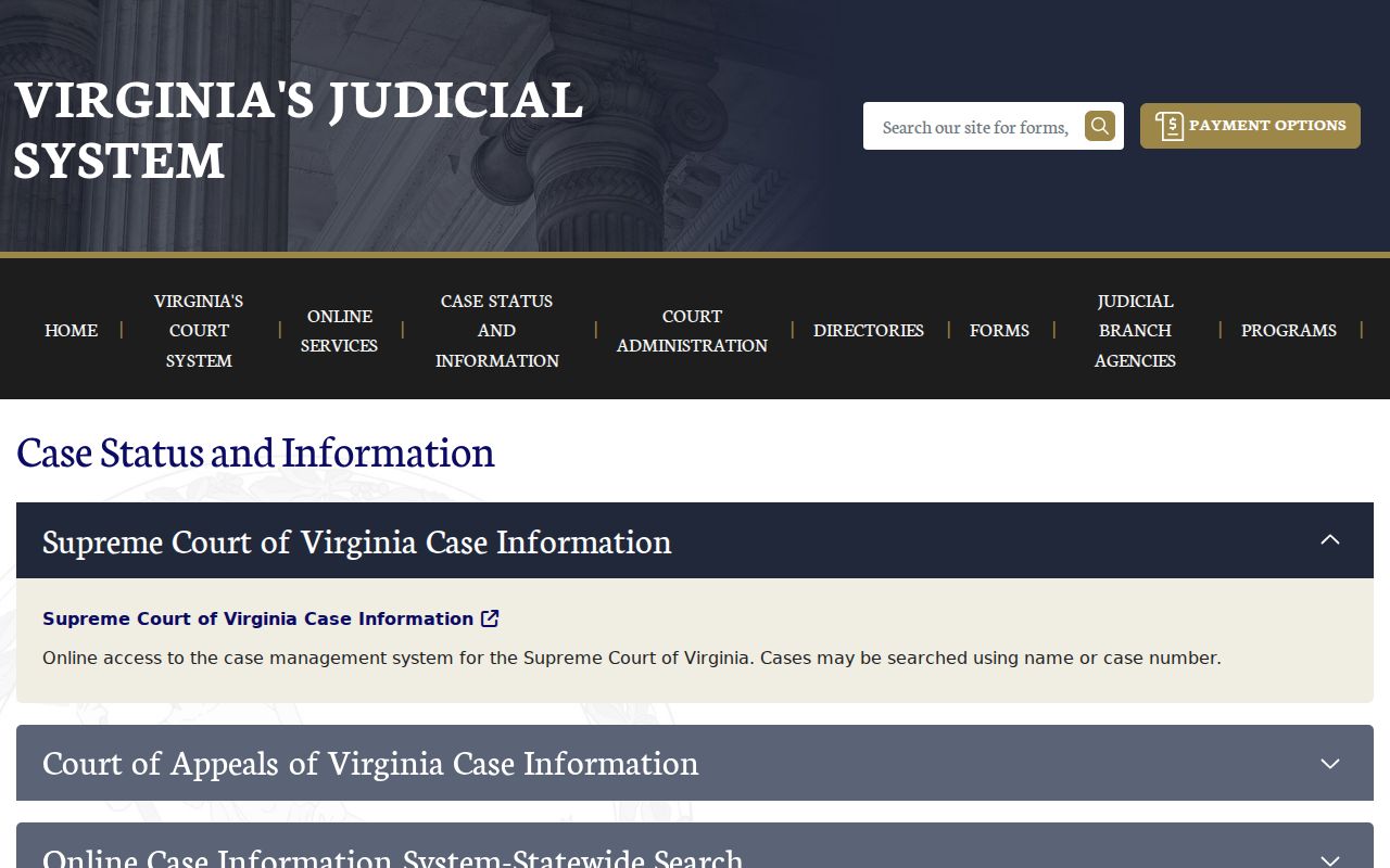 Harrisonburg City criminal history court search gateway